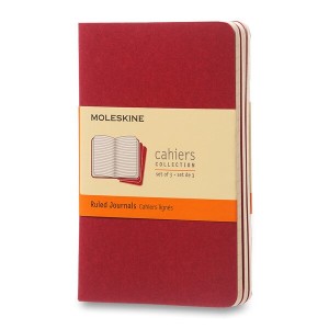 Sešity Moleskine Cahier S, linkovaný, 3 ks - Reklamnepredmety