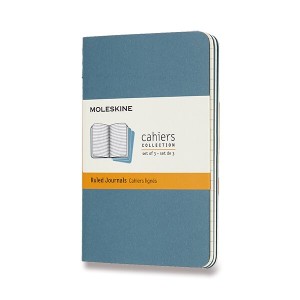 Sešity Moleskine Cahier S, linkovaný, 3 ks - Reklamnepredmety