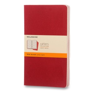 Sešity Moleskine Cahier L, linkovaný, 3 ks - Reklamnepredmety