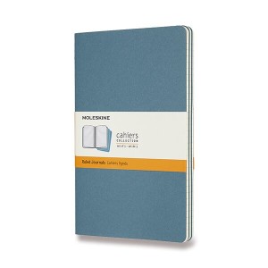 Sešity Moleskine Cahier L, linkovaný, 3 ks - Reklamnepredmety