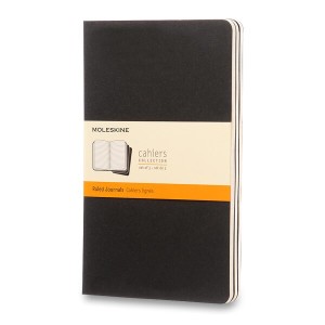 Sešity Moleskine Cahier L, linkovaný, 3 ks - Reklamnepredmety