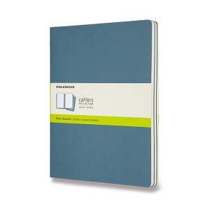 Sešity Moleskine Cahier XL, čistý, 3 ks - Reklamnepredmety