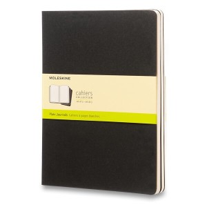 Sešity Moleskine Cahier XL, čistý, 3 ks - Reklamnepredmety