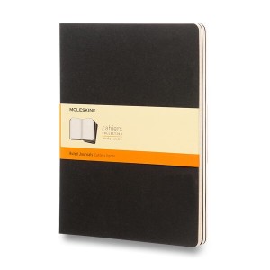 Sešity Moleskine Cahier XL, linkovaný, 3 ks - Reklamnepredmety