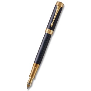 Parker Duofold Prestige Blue Chevron plnicí pero CNT, hrot M - Reklamnepredmety