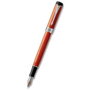 Parker Duofold Classic Big Red Vintage CT plnicí pero INT hrot F - Reklamnepredmety