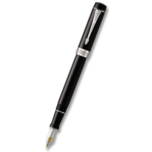 Parker Duofold Classic Black CT plnicí pero CNT - Reklamnepredmety