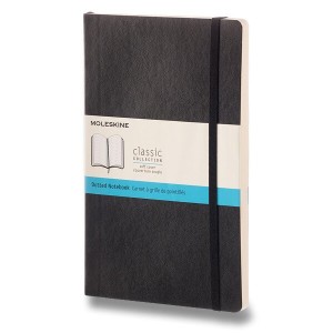 Zápisník Moleskine - měkké desky L, tečkovaný - Reklamnepredmety