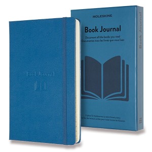 Zápisník Moleskine Passion Books Journal L, modrá - Reklamnepredmety