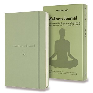 Zápisník Moleskine Passion Wellness Journal - tvrdé dosky L, zelená - Reklamnepredmety