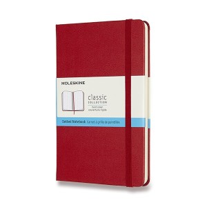Zápisník Moleskine - tvrdé desky M, tečkovaný, výběr barev modrý - Reklamnepredmety