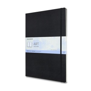 Skicár Moleskine Watercolour Notebook A3, čierny - Reklamnepredmety