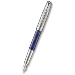 Parker Sonnet Atlas Blue Silver CT plnicí pero hrot M - Reklamnepredmety