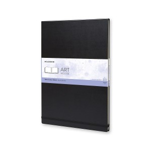 Skicář Moleskine Watercolour Album - tvrdé desky A3, černý - Reklamnepredmety