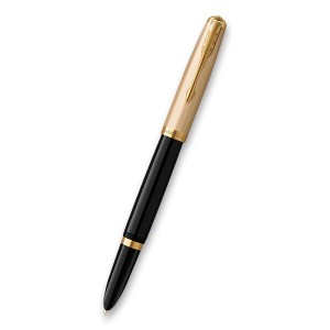 Parker 51 Deluxe Black GT 18K plniace pero hrot M - Reklamnepredmety