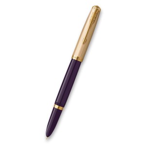 Parker 51 Deluxe Plum GT 18K plniace pero hrot M - Reklamnepredmety
