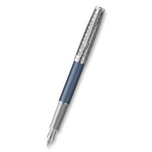 Parker Sonnet Premium Metal Blue CT plniace pero 18K hrot F - Reklamnepredmety