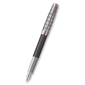 Parker Sonnet Premium Metal Grey PGT plniace pero 18K hrot F - Reklamnepredmety