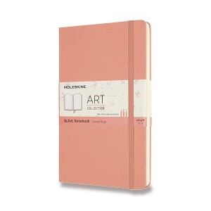 Zápisník Moleskine Art Bullet - tvrdé desky L, tečkovaný, světle modrý - Reklamnepredmety