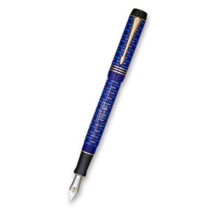 Parker Duofold 100 LE Blue GT CNT plnicí pero hrot M - Reklamnepredmety