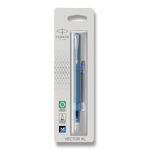 Parker Vector XL Teal plniace pero, hrot M, blister - Reklamnepredmety