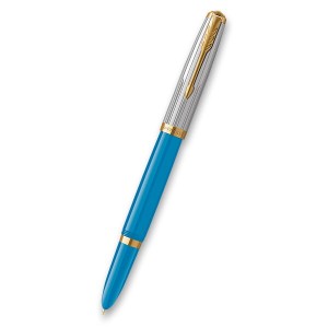 Parker 51 Premium  Turquoise GT plnicí pero hrot M - Reklamnepredmety