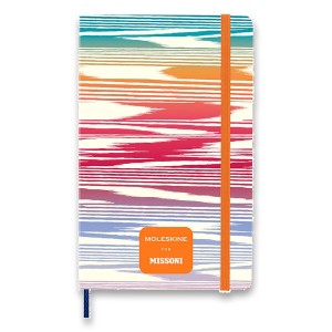 Zápisník Moleskine Missoni Fiamm - tvrdé dosky L, linajkový - Reklamnepredmety