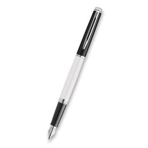 Waterman Hémisphère Colour Blocking Black & White CT plniace pero hrot M - Reklamnepredmety