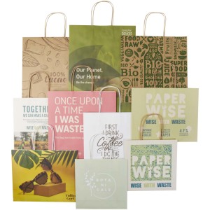 Vzorkovnice pro tašky ze zemědělského odpadu a z kraftového papíru - Reklamnepredmety