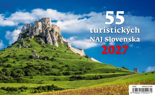 Kalendář 55 turistických NEJ Slovenska