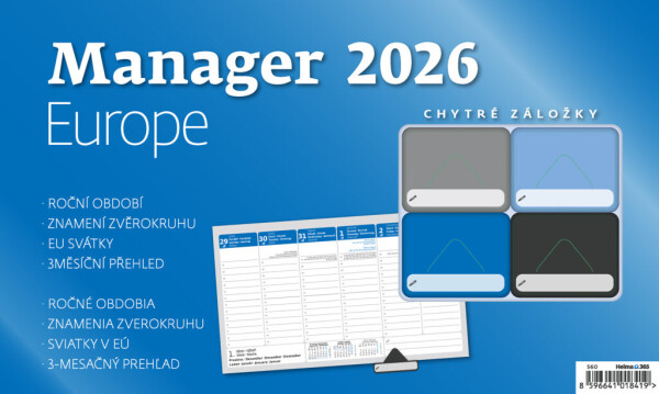 Kalendář Manager Europe