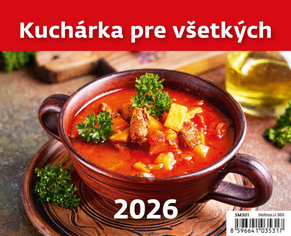 Kalendář Kuchařka pro všechny