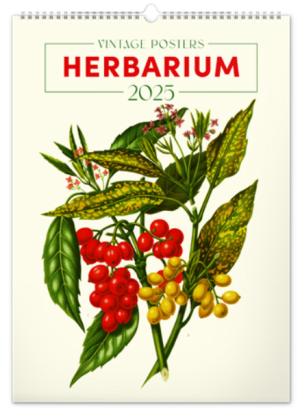 Nástěnný kalendář Vintage plakáty – herbář 2025 - Reklamnepredmety