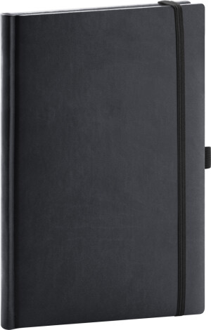 NOTIQUE Notes Aprint, čierny, linajkovaný, 15 x 21 cm - Reklamnepredmety