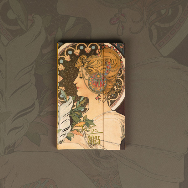 Týdenní magnetický diář Alfons Mucha 2025