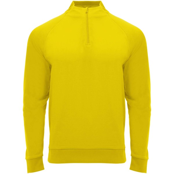Epiro unisex mikina s dlouhým rukávem a čtvrtinovým zipem