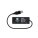 USB rozbočovač s duálním vstupem Link z RCS plastu a bambusu - p3085601-3 - variant 