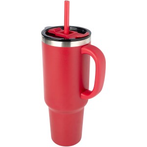 Sydney 1200ml RCS certifikovaný měděný vakuově izolovaný hrnek s brčkem a dvojitou stěnou - Reklamnepredmety