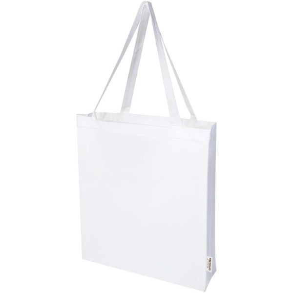 Nákupní taška z GRS recyklované bavlny Madras, 140g/m²