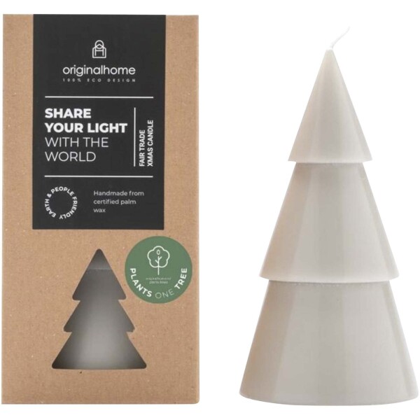 Originalhome svíčka ve tvaru vánočního stromku s vůní matcha – velká