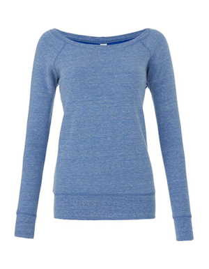 BL7501 Women`s Sponge Fleece Wide Neck Sweatshirt