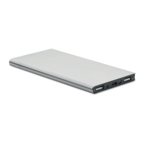 Powerbanka 8000 mAh z recyklovaného hliníku POWERFLAT8C - Reklamnepredmety