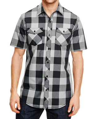 BU9203 Buffalo Plaid Woven Shirt - Reklamnepredmety