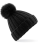 CB413 Verbier Fur Pom Pom Chunky Beanie - CB413_Black - variant Ls 1000221766