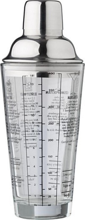 Skleněný šejkr na koktejly (400 ml) Adela - Reklamnepredmety