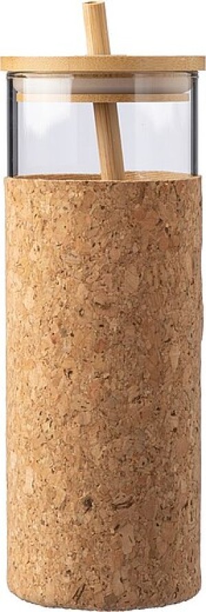 Skleněný jednostěnný hrnek Marlies, 450 ml - Reklamnepredmety