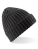 CB465 Chunky Ribbed Beanie - CB465_Charcoal - variant Ls 1000038457