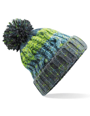 CB486 Corkscrew Pom Pom Beanie - Reklamnepredmety