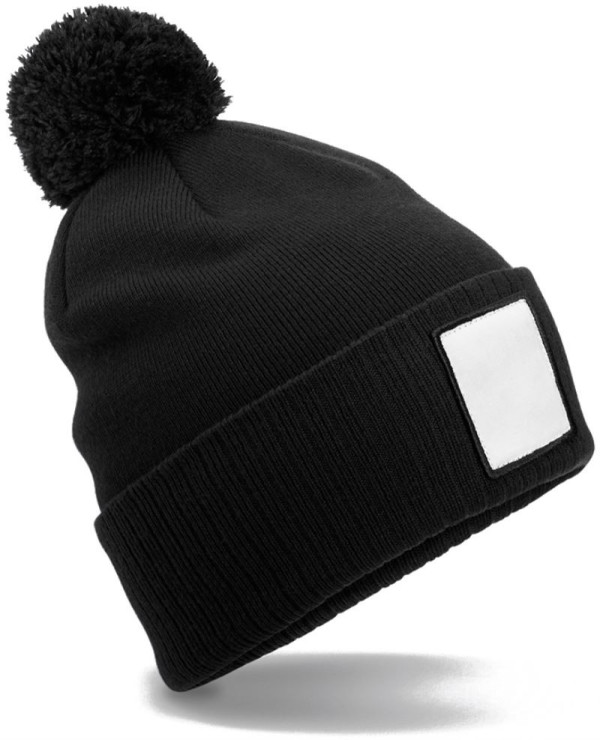 Pletená čepice Patch "Pompon"