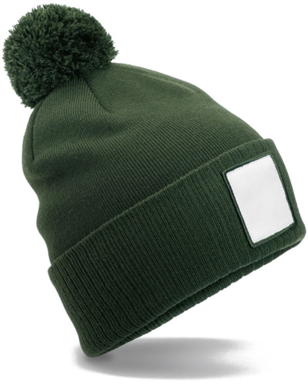 Pletená čepice Patch "Pompon"